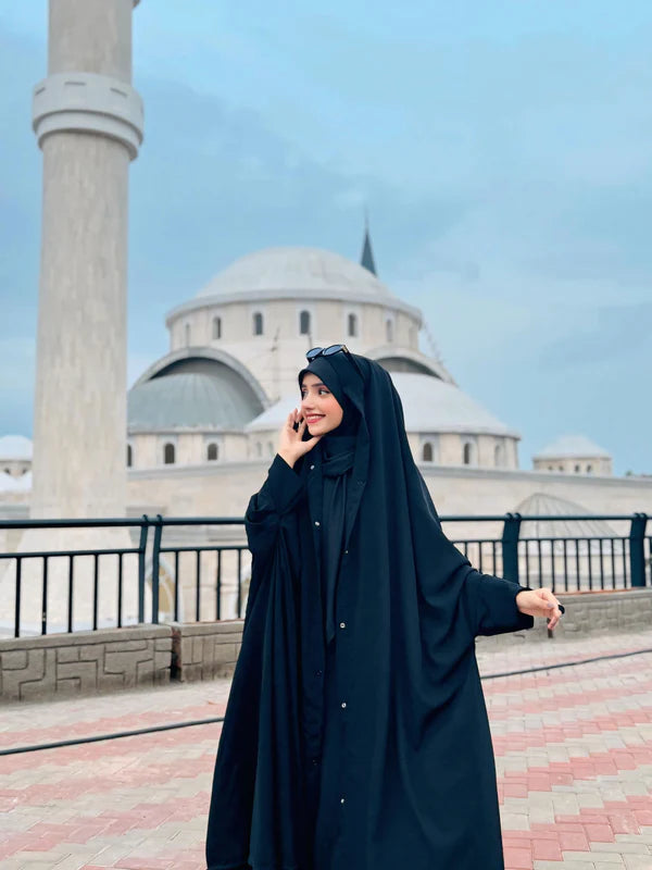 Zunish Hijabs – Irani Chadar with Sleeves & Buttons